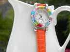 W-35mm Watch, Orange Band